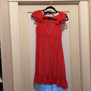 Arden B Ruffle Empire Waist Dress or Coverup